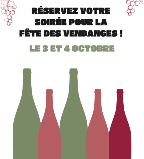 Célébrez les Vendanges et inscrivez-vous à notre soirée !